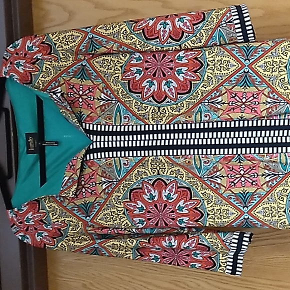 "AMAZING ARTSY"  LAUNDRY BY SHELLI SEGAL SZ 4 - Picture 4 of 13